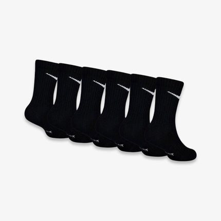 (Kids) Nike Dri-Fit Cushioned High Crew Socks (6 Pack) Black UN0019-023 - SOLE SERIOUSS (2)