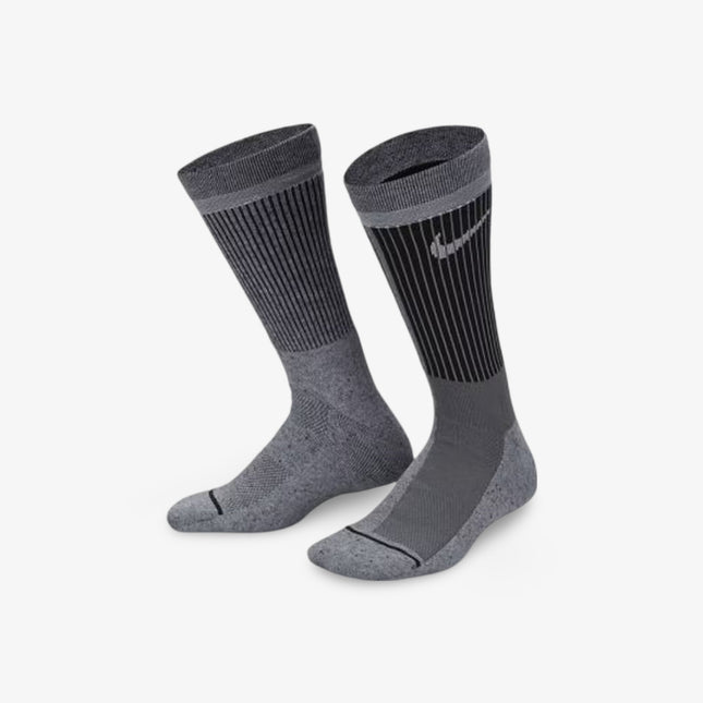 (Kids) Nike Everyday Essential Crew Socks (1 Pack) Black / Grey DM7822-084 - SOLE SERIOUSS (1)