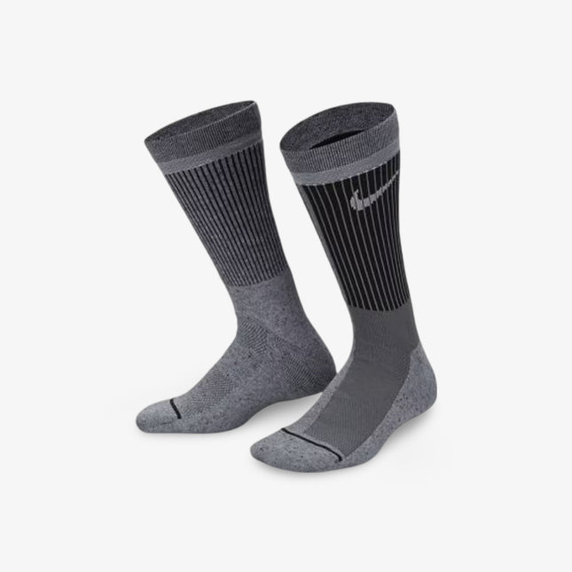 (Kids) Nike Everyday Essential Crew Socks (1 Pack) Black / Grey - SOLE SERIOUSS (1)