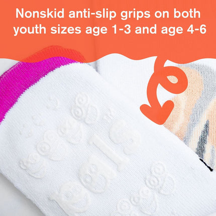 (Kids) Pals Socks Non-Slip High Crew Socks 'Horse & Alpaca' - SOLE SERIOUSS (3)