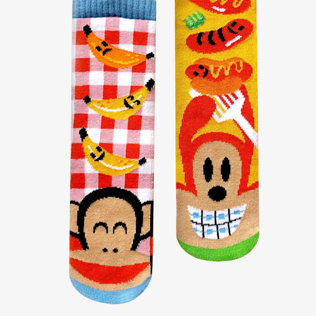 (Kids) Pals Socks Non-Slip High Crew Socks 'Julius & Bob' - SOLE SERIOUSS (1)