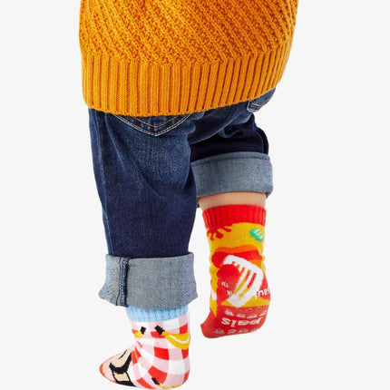 (Kids) Pals Socks Non-Slip High Crew Socks 'Julius & Bob' - SOLE SERIOUSS (3)