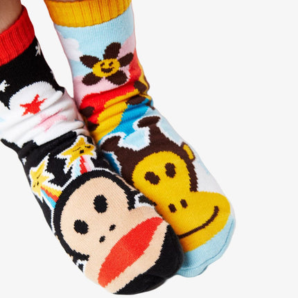 (Kids) Pals Socks Non-Slip High Crew Socks 'Julius & Clancy' - SOLE SERIOUSS (2)