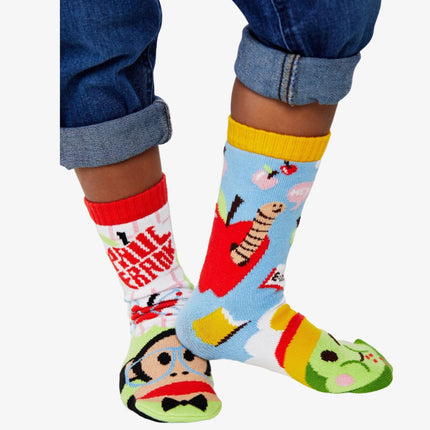 (Kids) Pals Socks Non-Slip High Crew Socks 'Julius & Sam' - SOLE SERIOUSS (3)