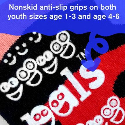 (Kids) Pals Socks Non-Slip High Crew Socks 'Ladybug & Caterpillar' - SOLE SERIOUSS (3)