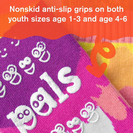 (Kids) Pals Socks Non-Slip High Crew Socks 'Owl & Mouse' - SOLE SERIOUSS (4)