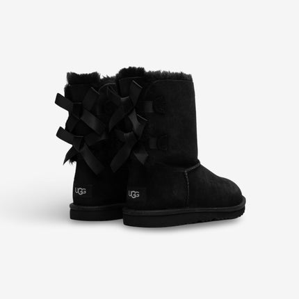 (Kids) UGG Bailey Bow II Boot 'Black' (2022) 1017394K-BLK - SOLE SERIOUSS (3)