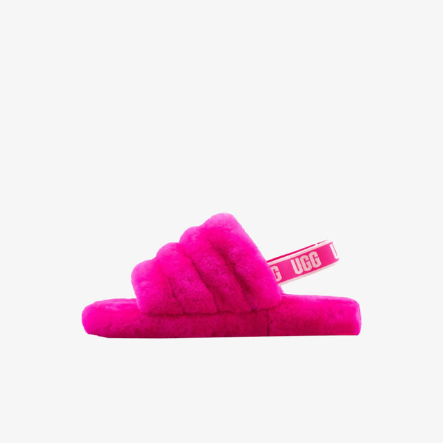 (Kids) UGG Fluff Yeah Slide 'Rock Rose' (2021) 1098494K-RCR - SOLE SERIOUSS (1)