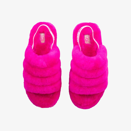 (Kids) UGG Fluff Yeah Slide 'Rock Rose' (2021) 1098494K-RCR - SOLE SERIOUSS (4)