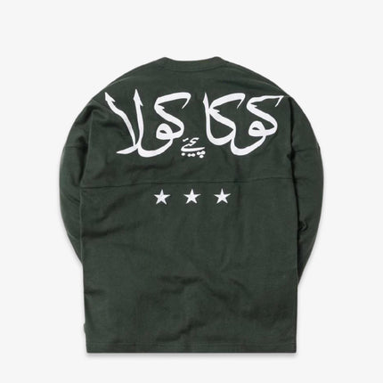 Kith x Coca-Cola L/S Tee 'Global' Dark Green (FW18) KH3318-106 - SOLE SERIOUSS (2)