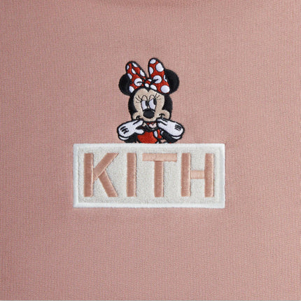 Kith x Disney Hoodie 'Mickey & Friends Cyber Monday Minnie Classic Logo' French Clay FW23 - SOLE SERIOUSS (3)