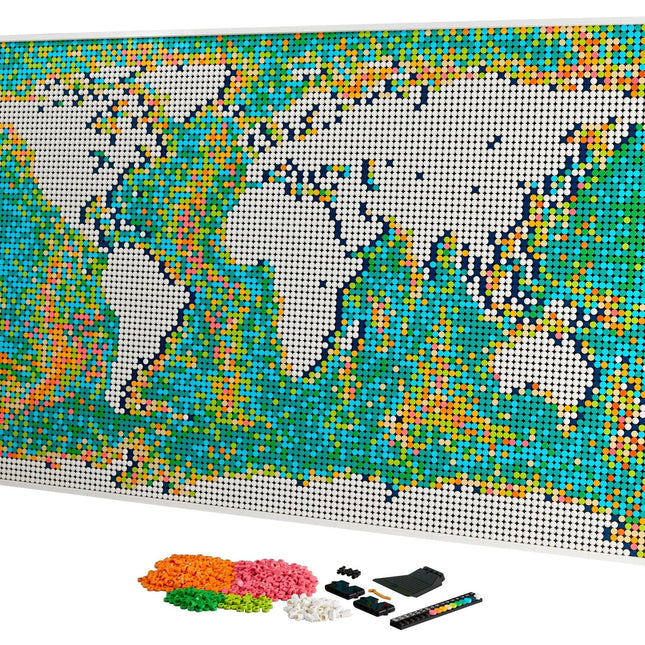 LEGO Art 'World Map' Building Kit (31203) - SOLE SERIOUSS (1)