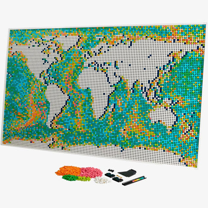 LEGO Art 'World Map' Building Kit (31203) - SOLE SERIOUSS (1)