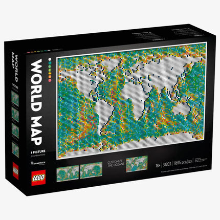 LEGO Art 'World Map' Building Kit (31203) - SOLE SERIOUSS (2)