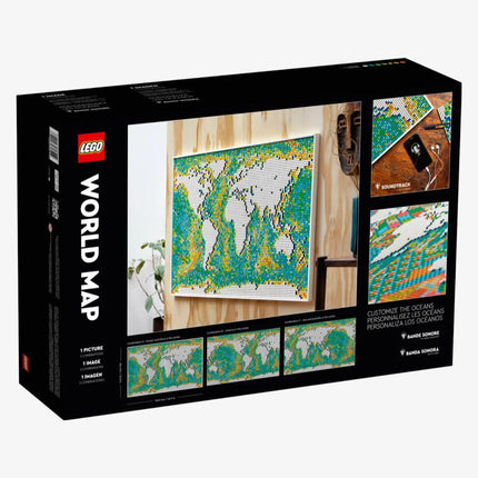 LEGO Art 'World Map' Building Kit (31203) - SOLE SERIOUSS (3)