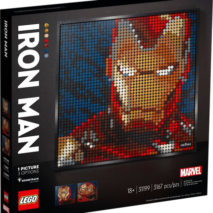 LEGO Art x Disney x Marvel 'Iron Man' Building Kit (31199) - SOLE SERIOUSS (2)