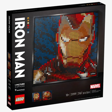 LEGO Art x Disney x Marvel 'Iron Man' Building Kit (31199) - SOLE SERIOUSS (2)