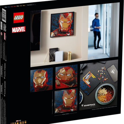 LEGO Art x Disney x Marvel 'Iron Man' Building Kit (31199) - SOLE SERIOUSS (3)