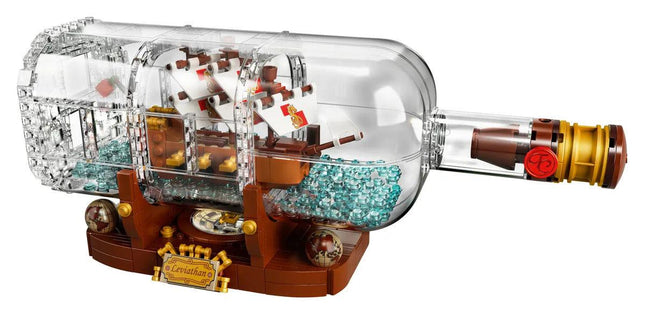 LEGO Ideas 'Ship in a Bottle' Building Kit (92177) - SOLE SERIOUSS (1)