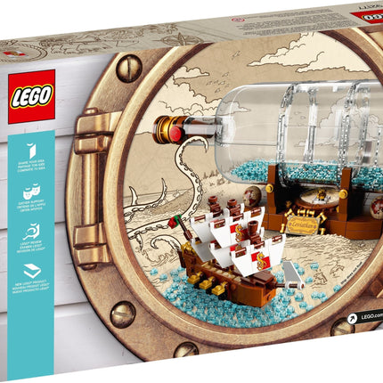 LEGO Ideas 'Ship in a Bottle' Building Kit (92177) - SOLE SERIOUSS (3)