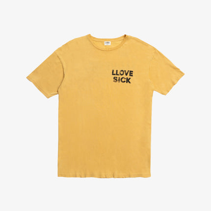 LLovesick 'Borough' Boxy Tee Washed Yellow Dye LL2-122-GLD - SOLE SERIOUSS (1)