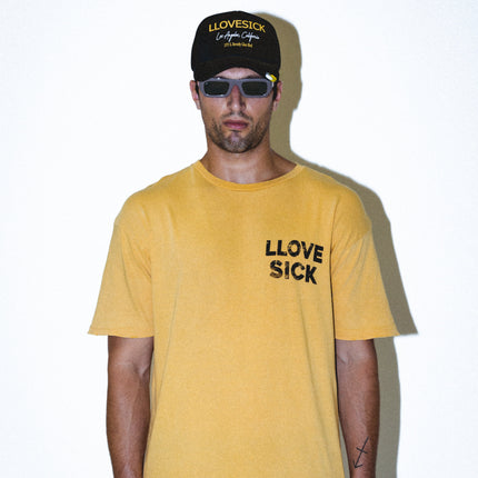 LLovesick 'Borough' Boxy Tee Washed Yellow Dye LL2-122-GLD - SOLE SERIOUSS (3)