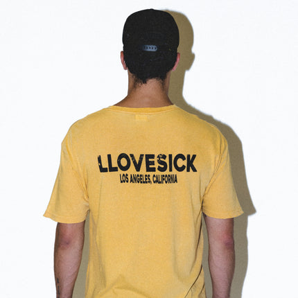 LLovesick 'Borough' Boxy Tee Washed Yellow Dye LL2-122-GLD - SOLE SERIOUSS (5)