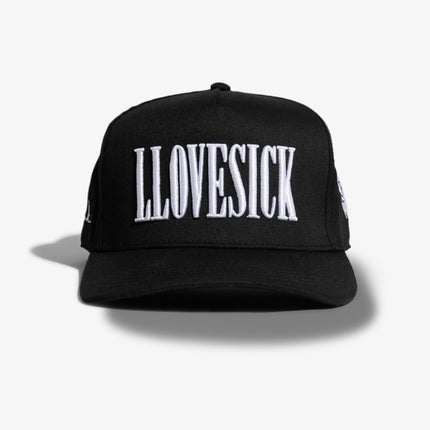 LLovesick 'Classic Logo' 3D Embroidered Snapback Cap Black LL1-101-BLK - SOLE SERIOUSS (1)