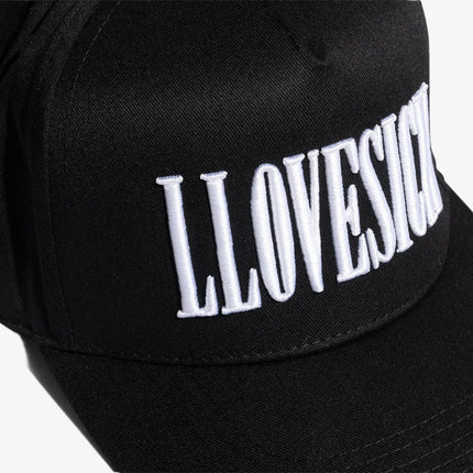 LLovesick 'Classic Logo' 3D Embroidered Snapback Cap Black LL1-101-BLK - SOLE SERIOUSS (4)