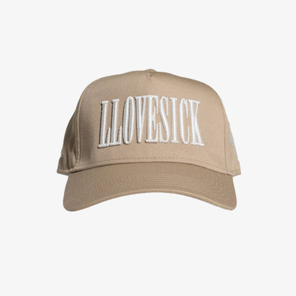 LLovesick 'Classic Logo' 3D Embroidered Snapback Cap Tan LL1-101-TAN - SOLE SERIOUSS (1)