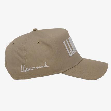 LLovesick 'Classic Logo' 3D Embroidered Snapback Cap Tan LL1-101-TAN - SOLE SERIOUSS (2)