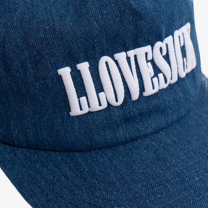 LLovesick 'Classic Logo' Denim Puff Print Snapback Cap Blue LL1-158-DNM - SOLE SERIOUSS (3)