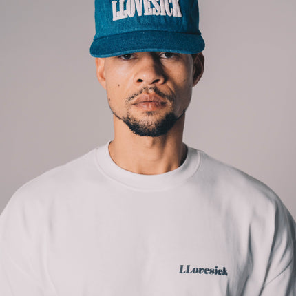 LLovesick 'Classic Logo' Denim Puff Print Snapback Cap Blue LL1-158-DNM - SOLE SERIOUSS (5)