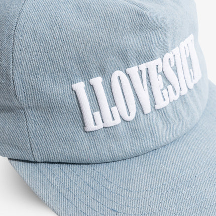 LLovesick 'Classic Logo' Puff Print Snapback Cap Denim Sky LL1-158-SDM - SOLE SERIOUSS (3)