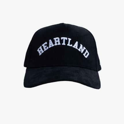 LLovesick 'Heartland' 3D Embroidered Corduroy Snapback Cap Black LL1-118-BLK - SOLE SERIOUSS (1)