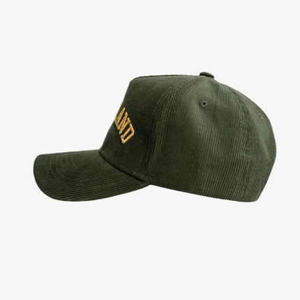 LLovesick 'Heartland' 3D Embroidered Corduroy Snapback Cap Mossy Green LL1-118-MGR - SOLE SERIOUSS (2)