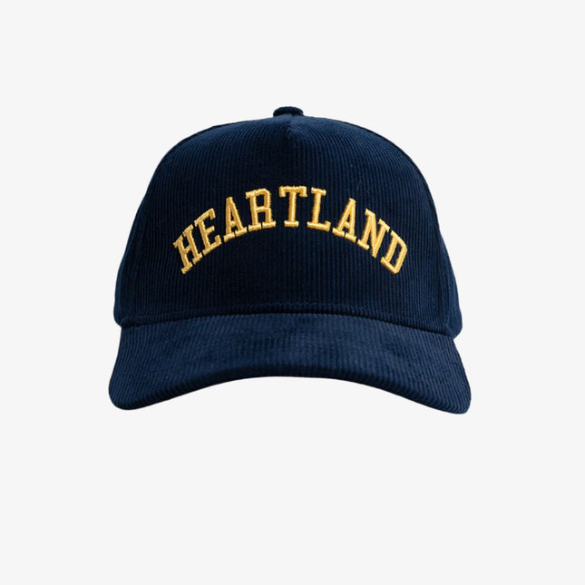 LLovesick 'Heartland' 3D Embroidered Corduroy Snapback Cap Seal Navy Blue LL1-118-SBL - SOLE SERIOUSS (1)