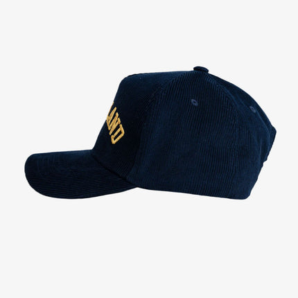 LLovesick 'Heartland' 3D Embroidered Corduroy Snapback Cap Seal Navy Blue LL1-118-SBL - SOLE SERIOUSS (2)