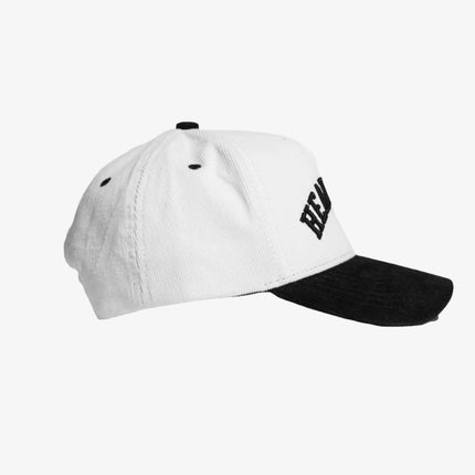 LLovesick 'Heartland' 3D Embroidered Corduroy Snapback Cap White / Black LL1-118-WBK - SOLE SERIOUSS (2)