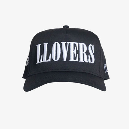 LLovesick 'LLOVERS' 3D Embroidered 5-Panel Snapback Cap Black / White LL1-102-BLK - SOLE SERIOUSS (1)