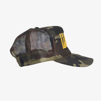 LLovesick 'LLOVERS' 5-Panel Foam Trucker Snapback Cap Camo / Gold LL1-102-CAM - SOLE SERIOUSS (2)