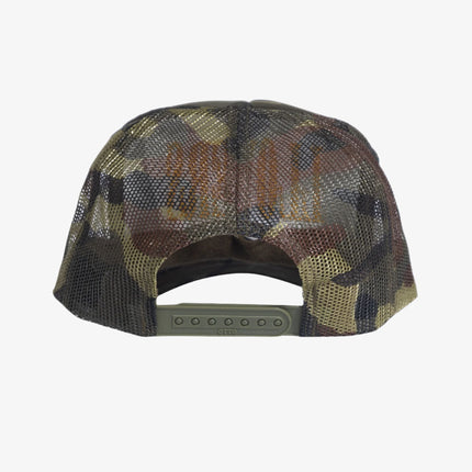 LLovesick 'LLOVERS' 5-Panel Foam Trucker Snapback Cap Camo / Gold LL1-102-CAM - SOLE SERIOUSS (3)