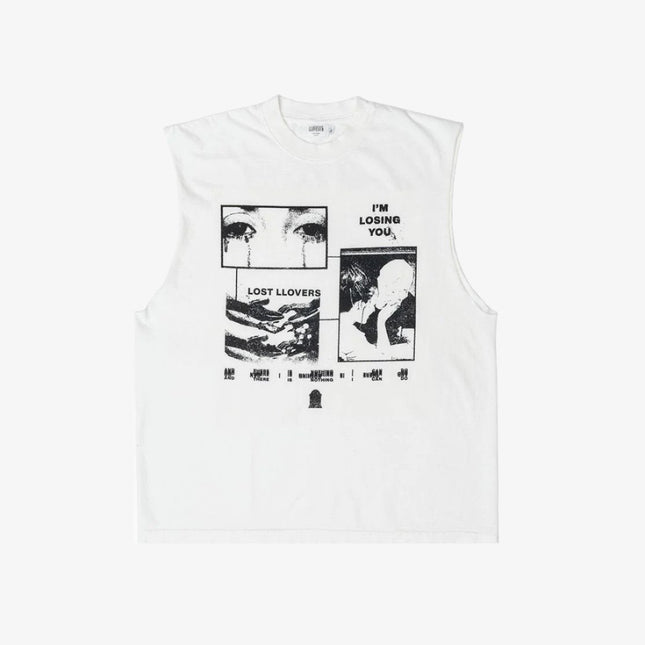 LLovesick 'LOST LLOVERS' Tank Top White LL2-138-WHT - SOLE SERIOUSS (1)