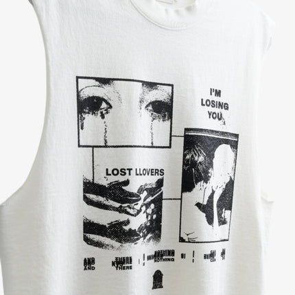 LLovesick 'LOST LLOVERS' Tank Top White LL2-138-WHT - SOLE SERIOUSS (3)