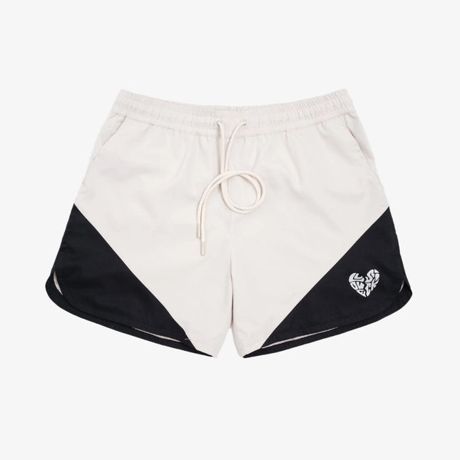 LLovesick Nylon Shorts Cream / Black LL6-180-CMB - SOLE SERIOUSS (1)