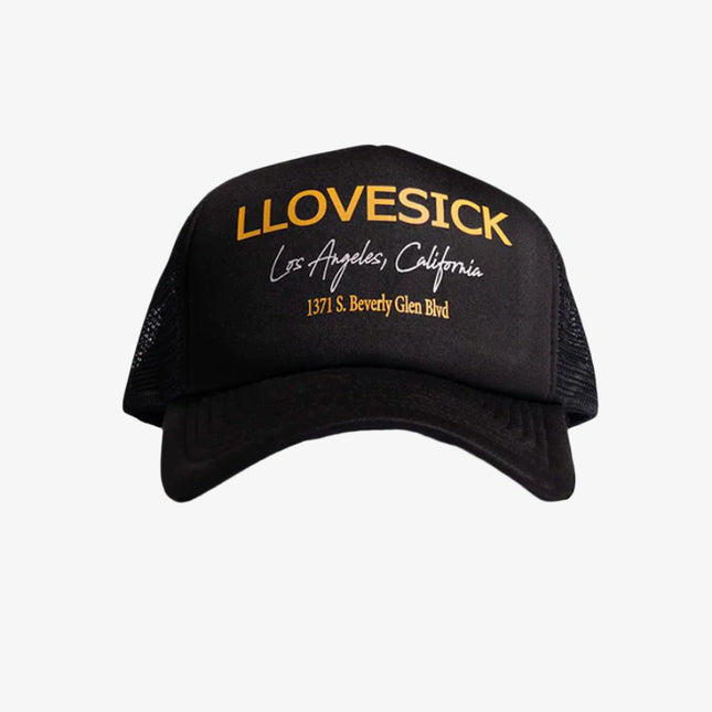 LLovesick 'Starter Pack' 5-Panel Foam Trucker Snapback Cap Black / Gold LL1-104-BLK - SOLE SERIOUSS (1)