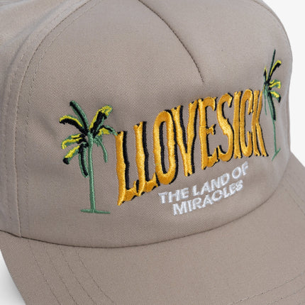 LLovesick 'The Land Of Miracles' 5-Panel Oversized Fit Snapback Cap Khaki LL1-137-KHA - SOLE SERIOUSS (2)