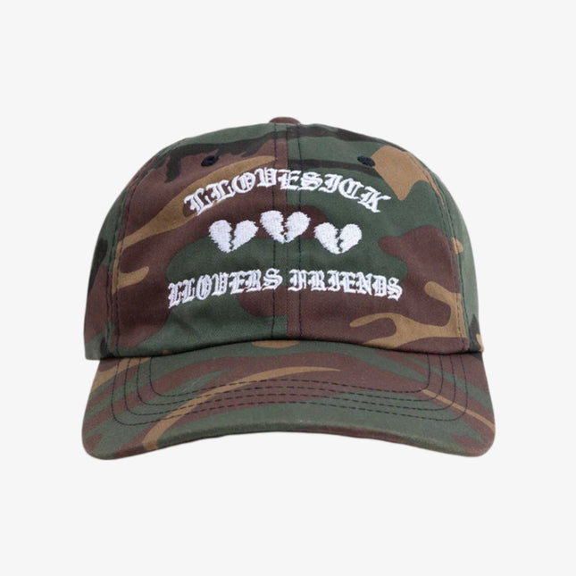 LLovesick 'Trinity Hearts' Embroidered Dad Cap Camo LL1-177-CAM - SOLE SERIOUSS (1)