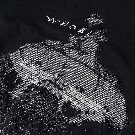 LLovesick 'WHOA!' French Terry Heavyweight Pullover Hoodie Washed Black LL3-150-WSB - SOLE SERIOUSS (3)