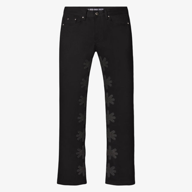 LOSTSHDWS 'DRKSHDW Sun Logo' Studded Denim Jean Pant Black - SOLE SERIOUSS (1)